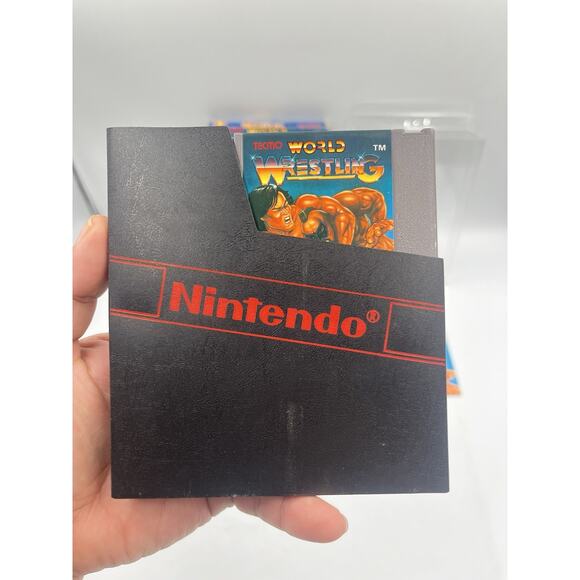 Nintendo NES Game Tecmo World Wrestling CIB Complete In Box - Picture 6 of 16